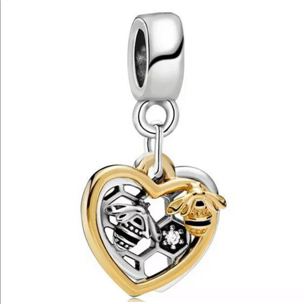 New 925-Charm Bead Fit Original Pandora Bracelet